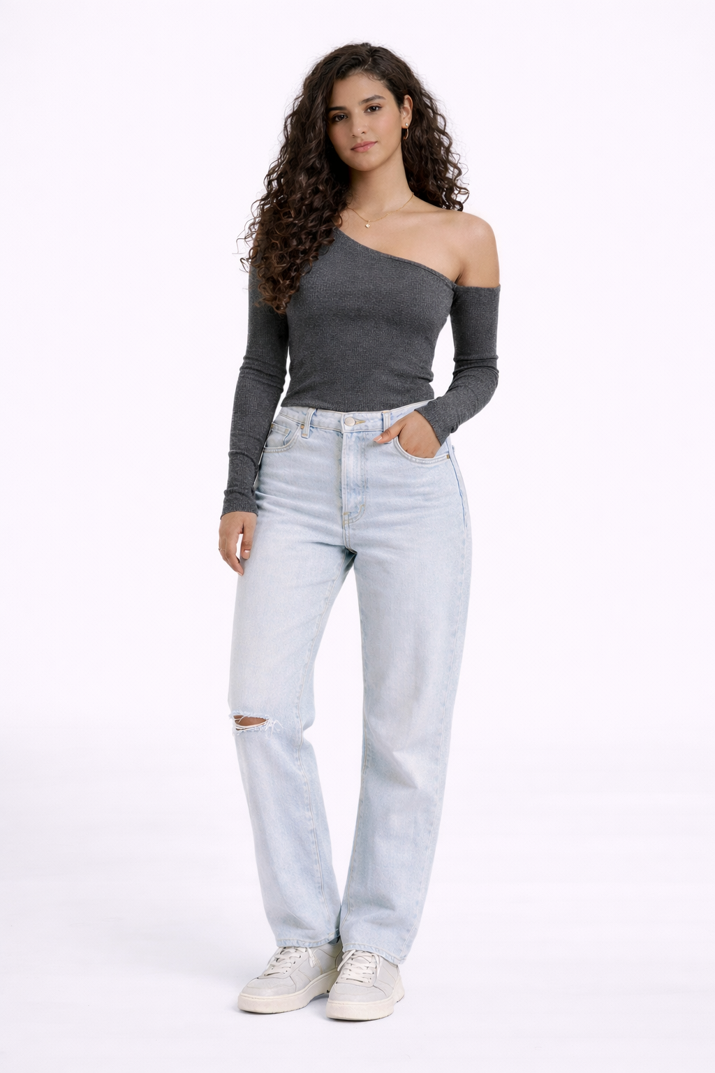 Contour One-Shoulder Top